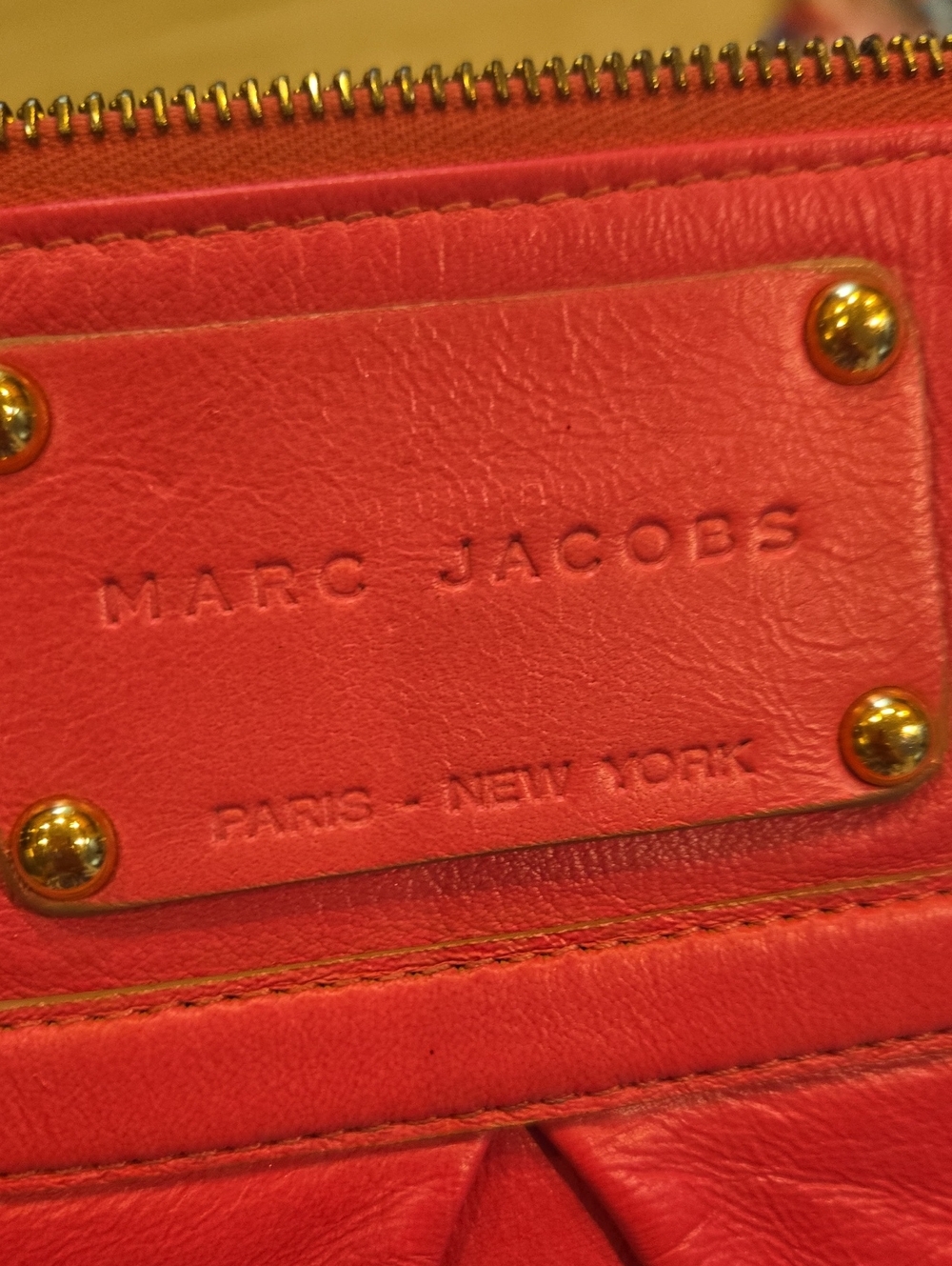 Marc Jacobs Pink Leather Zipper Clutch - Picture 2 of 10